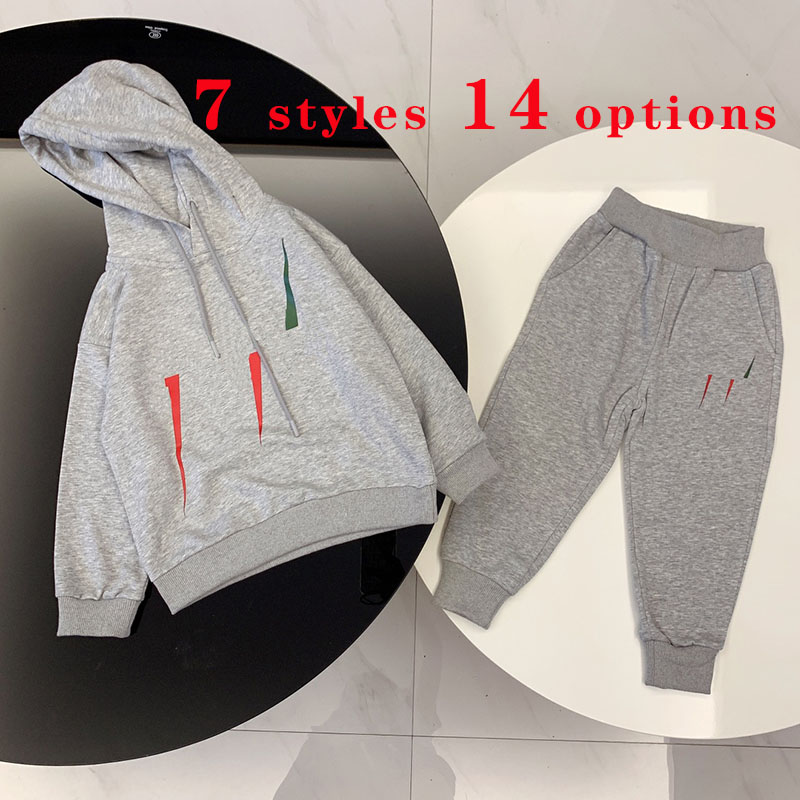 

Child Sweatshirt Kids Clothing Sets Sweater Baby Boy Girl Hoodie Two-piece Suit Suits Sweatpants 7 Styles 14 Options Size -150 Fashion, Make up for price