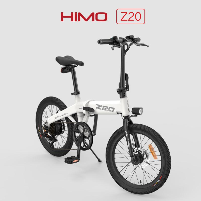 

EU Stock! HIMO Z20 Folding Electric Moped Bikes E-bike 250W Motor 20 Inch Grey White Bicycle Cycling Bike for Outdoor, As option shows