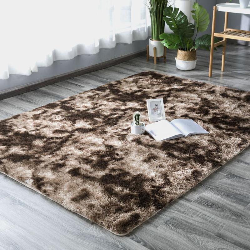 

Carpets 8 Motley Gradient Arpet Living Room Bedroom Bedside Rug Nordic Minimalist Sofa Mat Coffee Table Silk Floor Carpet