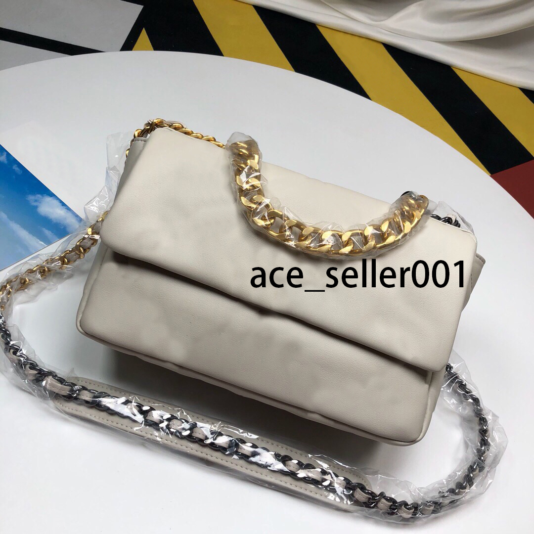 

7A+ fashion 19 flap crossbody bags 2021 brand Luxurys Designers Women Bag gold chain shoulder purse pink pochett envelope wallet black clutc