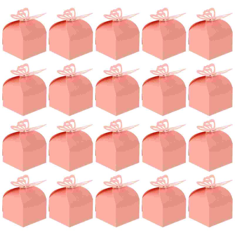 

Gift Wrap 50pcs Hollow-out Butterflies Wedding Candy Boxes Unique Package