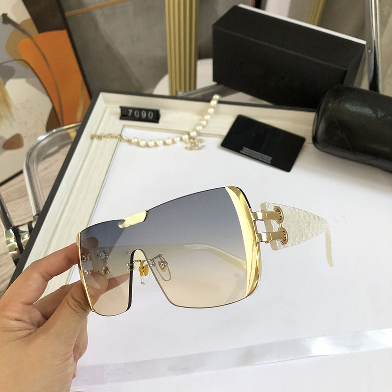 

High Qulity Women's Rimless Square Sunglasses 2022 Brand Designer Sun Glasses Vintage Shades Female Pink Eyewear Gafas De Sol, White;black