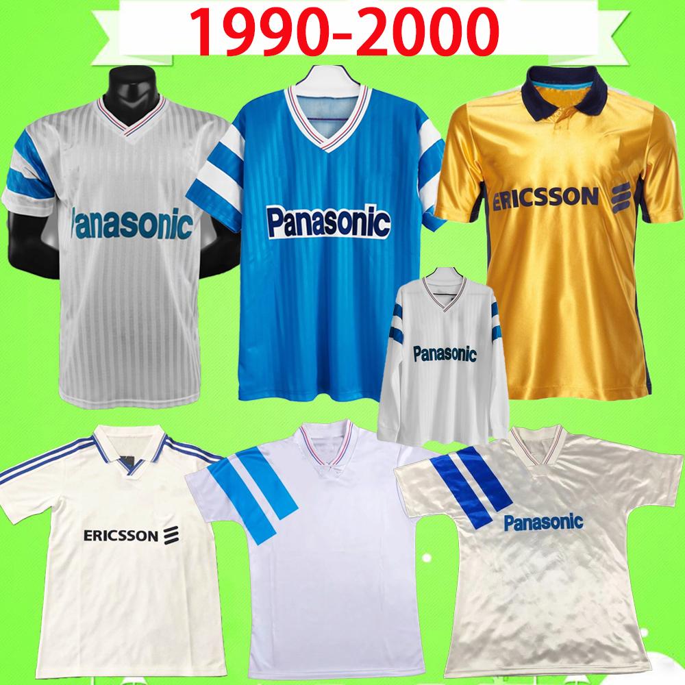 

Maillot de foot Marseille retro soccer jersey 1990 1991 1992 1993 1998 1999 2000 DESCHAMPS PIRES Classic vintage Football Shirt BOLI PAYET PAPIN, Black;yellow