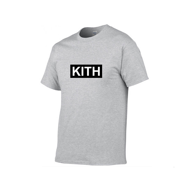 

Summer Fashion Running Mens T-shirts KITH Fashion Letters Printed Tee Cool Short Sleeved Crew Neck Tees Man Women Tops, Purple