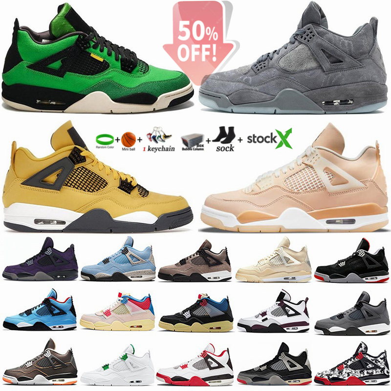 

Jumpman Jordon4 Jordan S 4 Basketball Shoes 4s jorden Manila Lakers University Blue Shimmer Lightning White Oreo Fire Red AJ Mens Sneakers Womens Trainers Vapor Max, 23