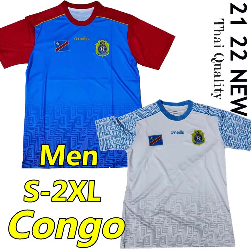 

2022 Congo Soccer Jerseys 21/22 Democratic Republic national team Maillots De Foot shirt Mbemba Christian Luyindama Meschack Elia Samuel Bastien Jackson Muleka, Congo 21-22 home