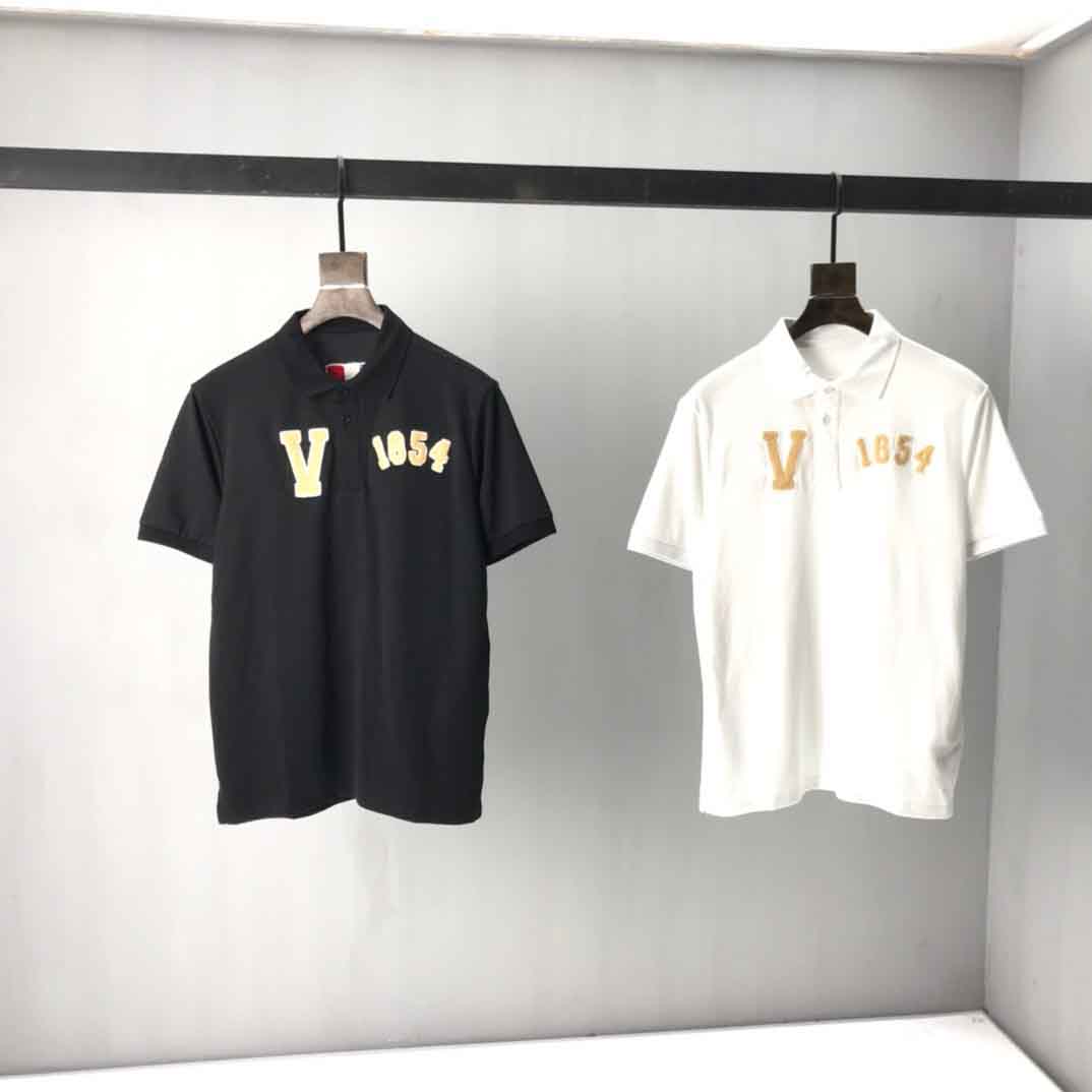 

2021ss spring and summer new high grade cotton printing short sleeve round neck panel T-Shirt Size: m-l-xl-xxl-xxxl Color: black white fd16f575h7