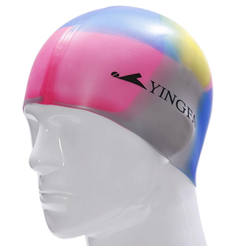 

Adult Swimming Caps 5 Colors Women Men Children Waterproof Surf Cap Swim Pool Sport Bathing Ear Protection