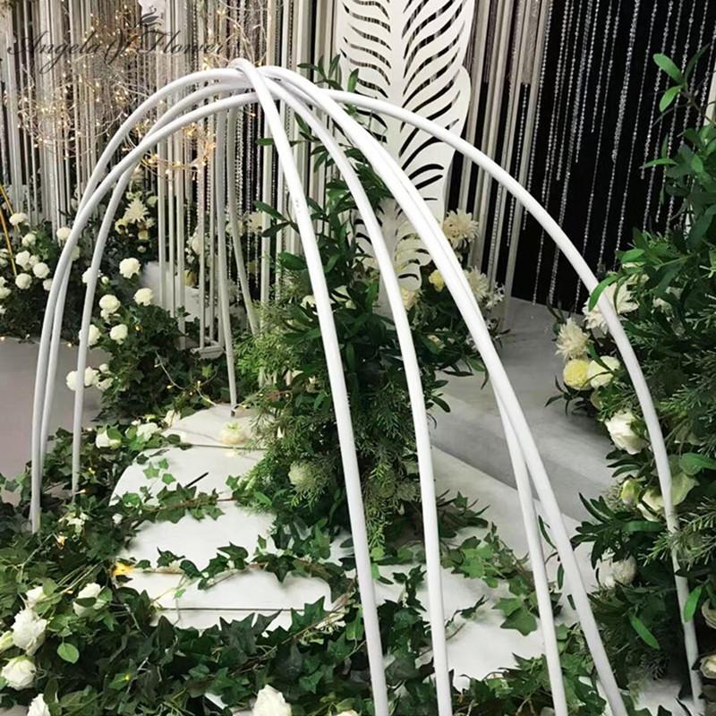 

Decorative Flowers & Wreaths Creative PVC Modelling Tube Flexible Bending Wedding Backdrop Arch Decor Stand Flower Frame Marriage Birthday P