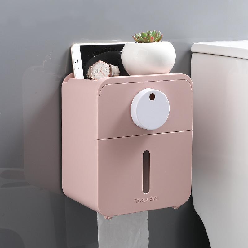 

Tissue Boxes & Napkins Creativity Funny Toilet Paper Holder Storage Box Plastic Containers Bathroom Organization Kitchen Accessories