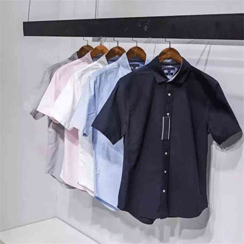 Men&#039;s casual short sleeve shirt in spring and summer 5 colors zx4164-image-707060211