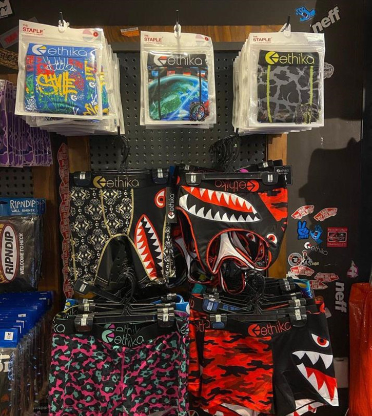 ethika men boxers Promotion Random styles ethika boxers underwear sports hip hop underwear street briefs knickers quick dry wholesaleoxer852-image-671032311