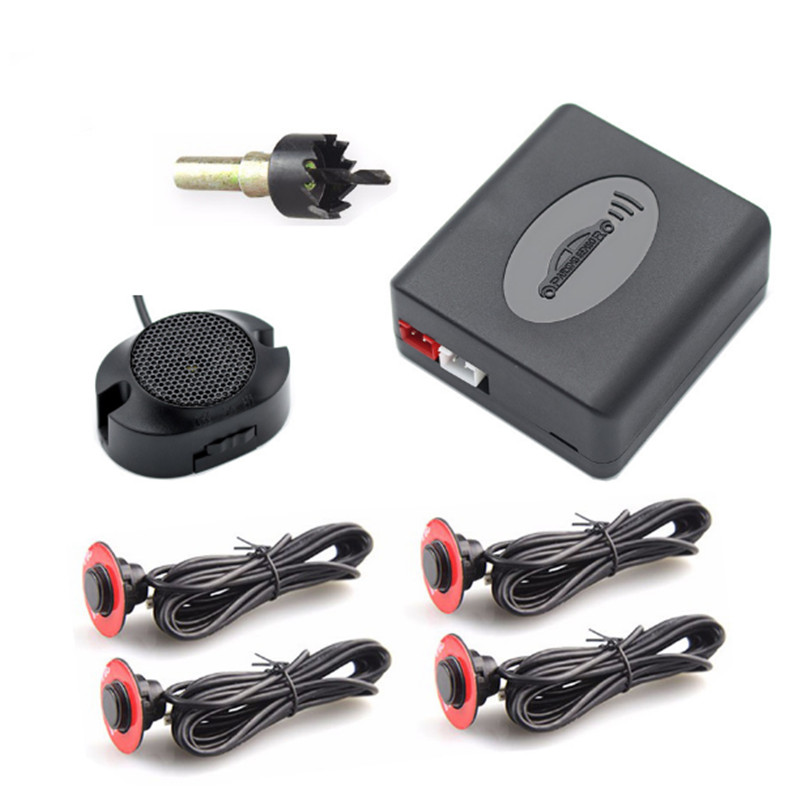 

Original 16mm parking sensor Mini simple multicolor drill with switch car reversible four sensors Reversing radar