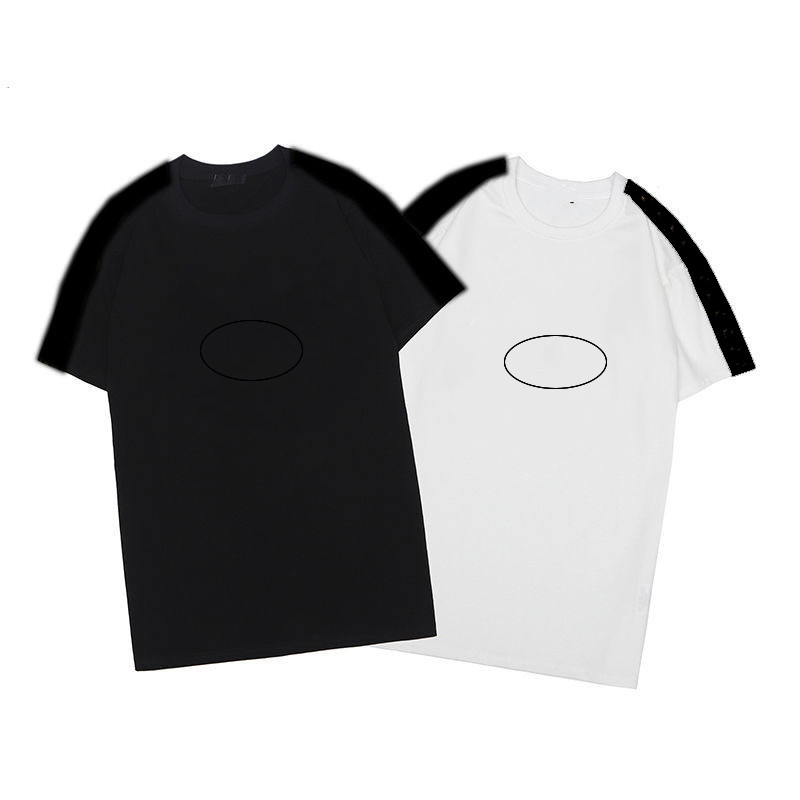 

High quality mens Tees 2021 luxury embroidery black and white t shirt fashion personalized Design 4 styles Short Sleeve size -2xl