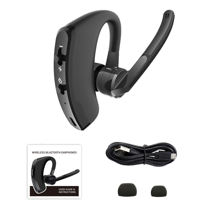 

V8 V9 tws bluetooth earphone headphone CSR 4.0 Business Stereo earphones With Mic Wireless Voice headphones for iphone 12 pro max samsung s21ultra PK xiaomi q32 F9 Y30, Black