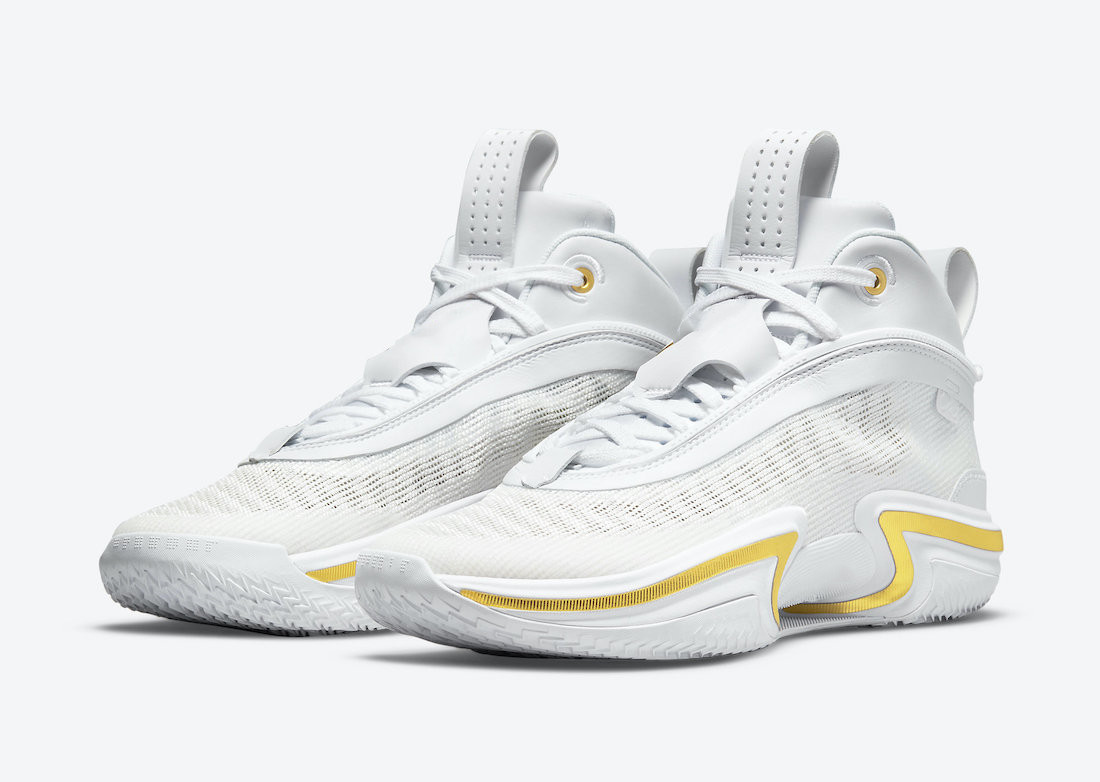 

Kids JS 36 XXXVI SE White Gold Basketball Shoes Jumpmen DJ4482-100 Men Women Sports Shoe Sneakers With Box Size US4-US12, 14