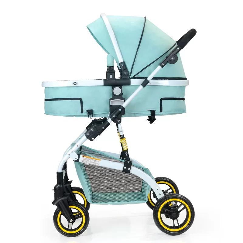 

Baby Stroller 2 In 1 Lying Or Dampening Folding Light Weight Two-sided Child Four Seasons Strollers#