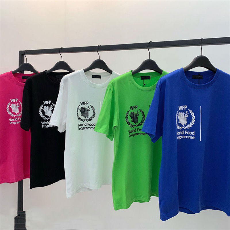 

Mens Letter Print T Shirt 5 Color Fashion Designer Summer High Quality Top Short Sleeve Size M-XXXL, White