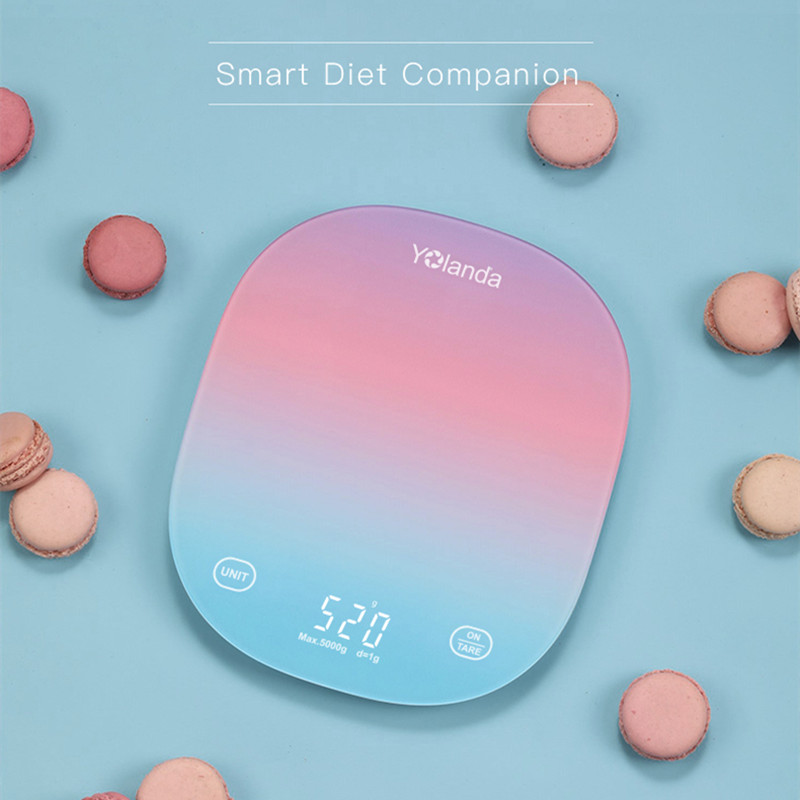 

Yolanda Smart Kitchen Scale 5kg Bluetooth Electronic Household Food Scales Kitchen Weighing Scale Weight Measuring Tool