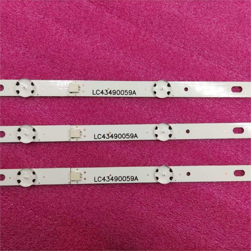 

Bar Lights 3 PCS LED Backlight Strip For LG 43UJ635V 43UK6300PLB 43UJ651V 43UJ634V 43UJ630V 43UJ561V 43UJ655V LC43490059A LC43490058A