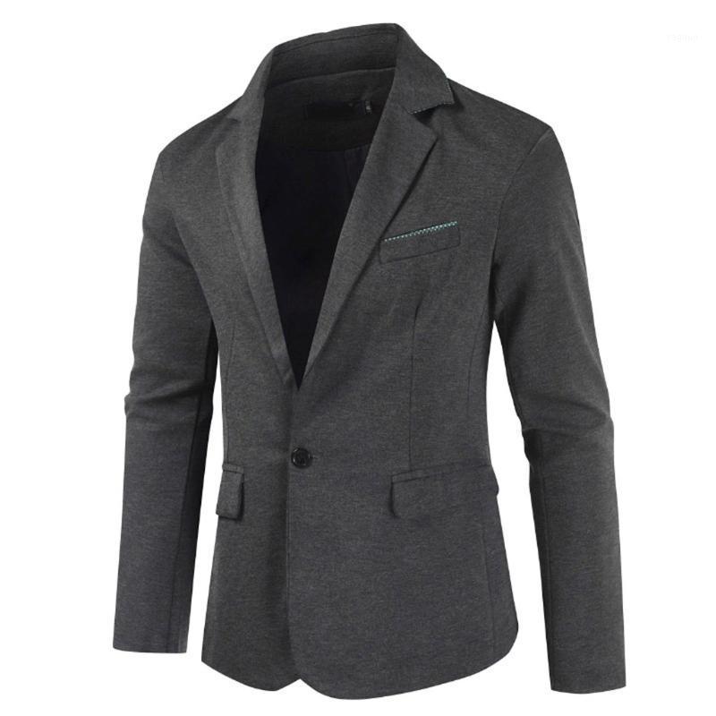 

Men's Suits & Blazers Fashion Body-Building Pure-Color Suit Business Simple Coat Men Terno Masculino Plus Size 7.23, Ny