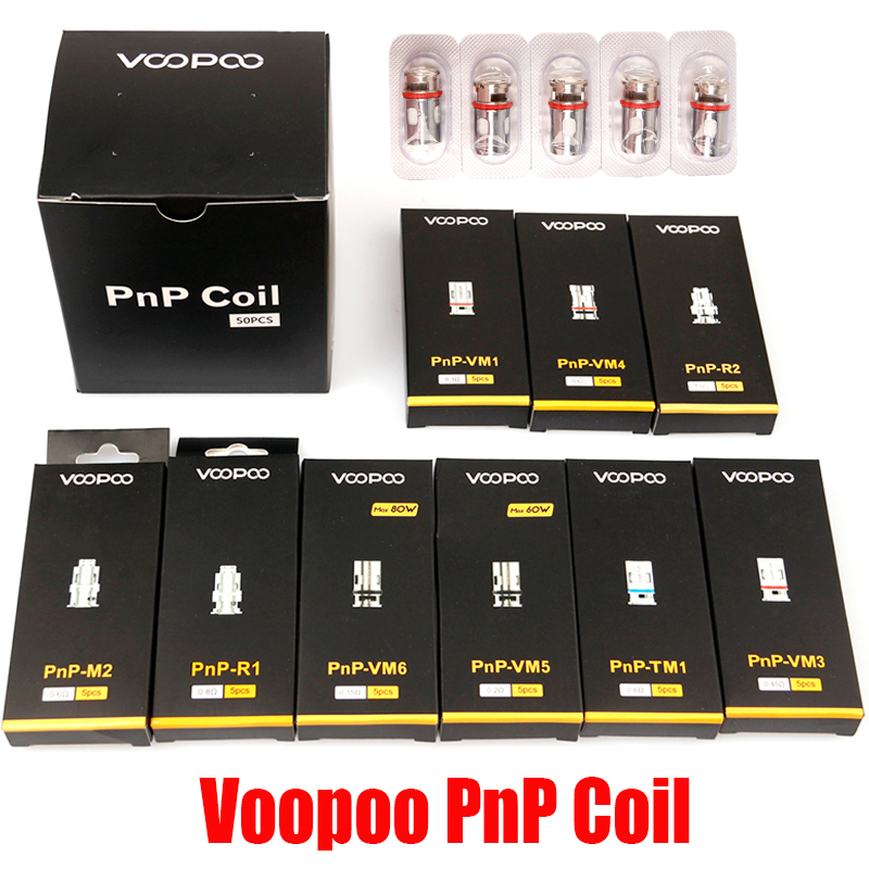 

R2 Kit Coils PnP VM1 Mesh VM4 VM3 Head VM5 VM6 TM1 M2 R1 Replacement RX Original Core Drag Vinci For Argus Vape S Atomizer VOOPOO 100% Qfem