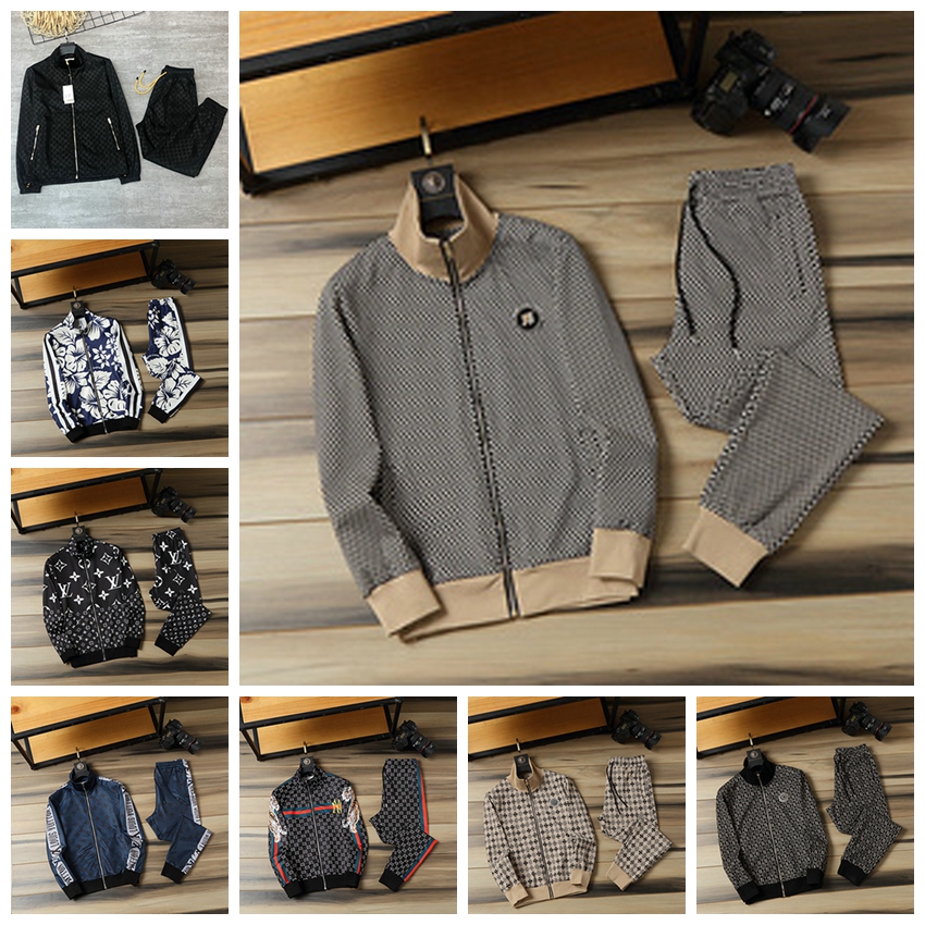 

Men's tracksuits Freeship mens luxury leisure black beading galaxy long sleeve t shirt with pants fashion hip top style Asia size -3XL, Gray