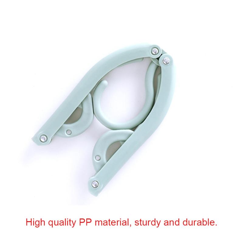 

8pcs Travel Portable Folding Hanger Multifunction Stretch Clothes Plastic Hangers HK3 & Racks