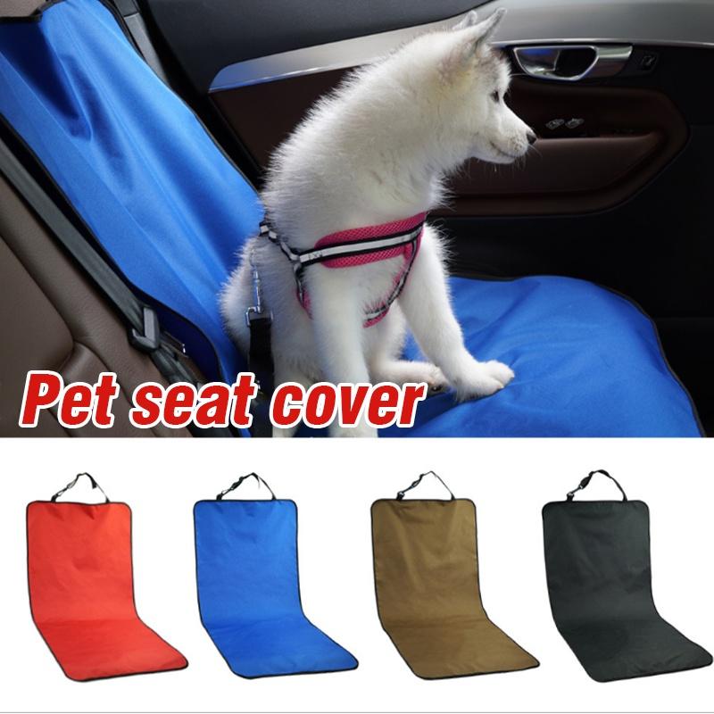 

Foldable Dog Car Back Seat Cover Protector Waterproof Pet Mat Travel Accessories Anti Dirty Cushion Durable Covers Kennels & Pens