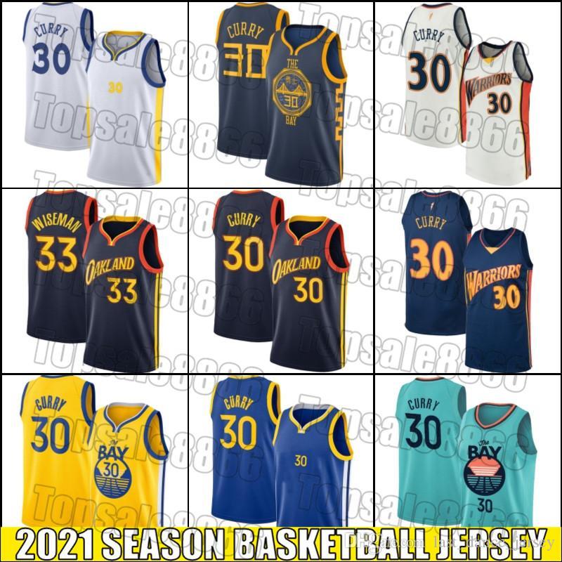 

Stephen 30 Curry Jersey Golden State Warriors Jersey James 33 Wiseman Jesreys Throwback City Edition Jersey xb651, Black;red