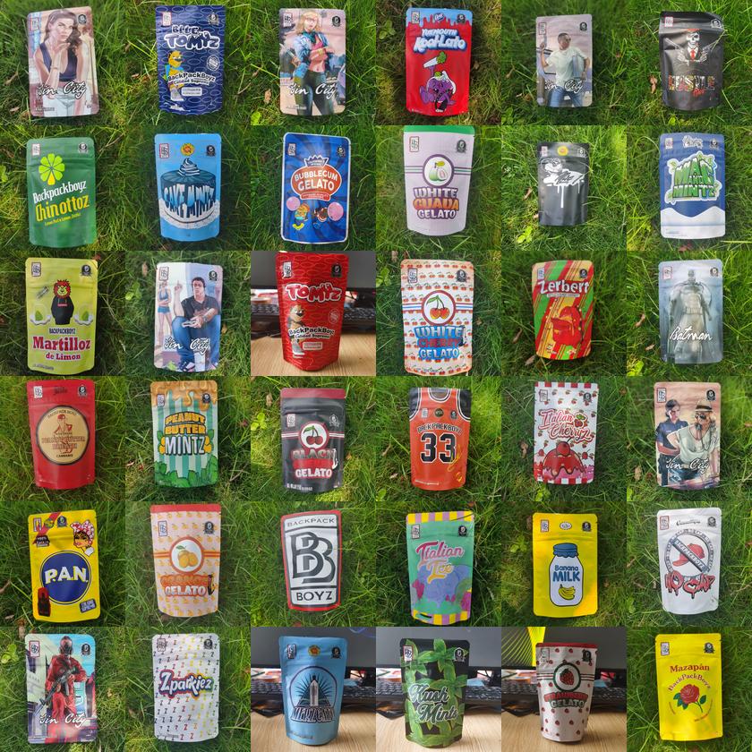 

11x17cm Stberry Gelato Kush Mintz Mylar Bag Packing Bags Merzcato Backpack Boyz Zparkiez 3.5g Italian Ice Herb Flower Packaging jllGKk