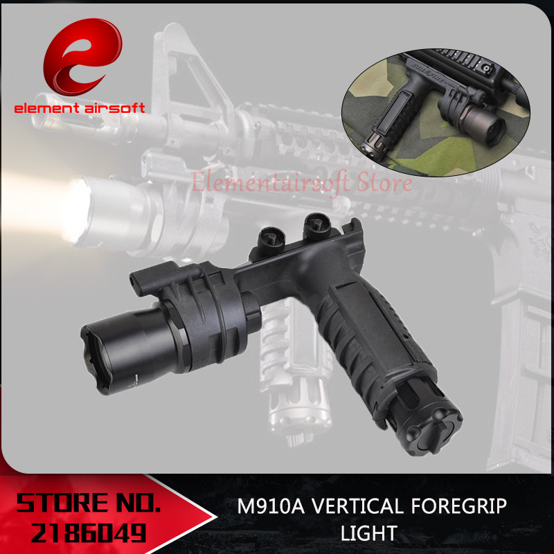 

Element Surefir Tactical Flashlight Rifle Airsoft Light Softail Scout light M910A VERTICAL FOREGRIP WEAPONLIGHT Gun lanterna 210322
