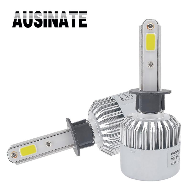 

Car Headlights 1 Kit H1 Led Lights Super Bright Headlight Fog Auto Headlamp 6500k 2W 8000lm Light Bulbs For Cars
