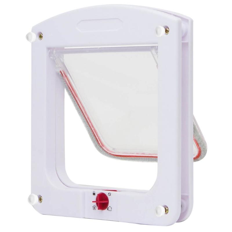 

Cat Carriers,Crates & Houses Petmito 4 Way Dog Door 22x20x3 Cm White