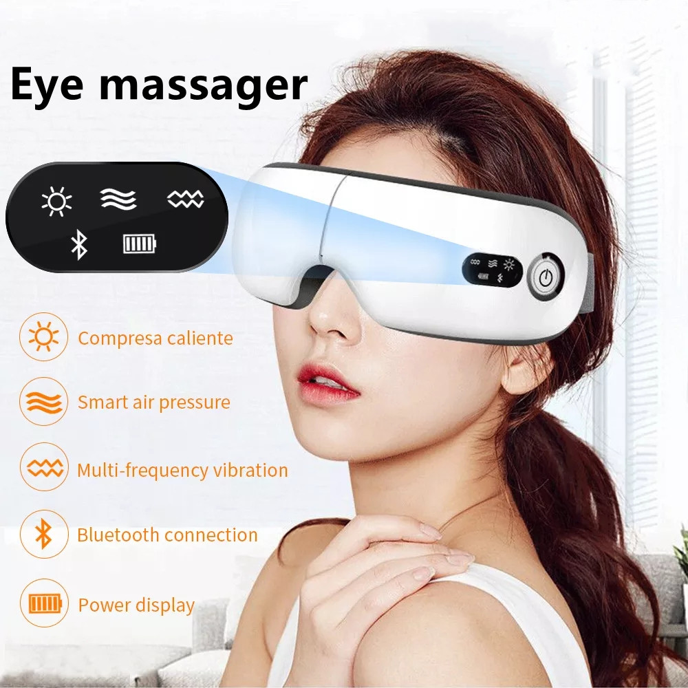 

Smart Airbag Vibration Eye Massager Eye Care Tool Heating Music Bluetooth Can Be Folded To Relieve Fatigue And Dark Circles