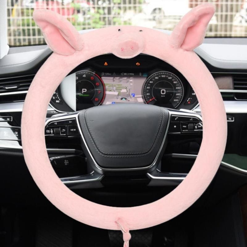

Steering Wheel Covers Soft Elastic Protective Interior Adorable Wear-resistant Cover Car For Truck