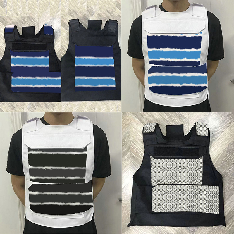 

Designer Stab Proof Vest Lightweight Tactical Vests Combat Gradient Equipment Multifunctional Armour Training Clothing, Fluorescence/blue letter