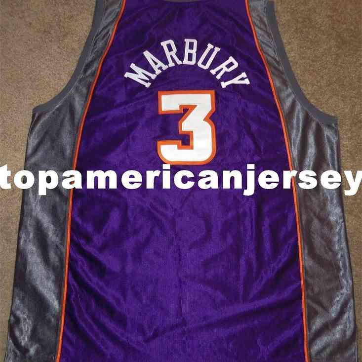 

STEPHON New Top MARBURY #3 high quality Rbk AWAY JERSEY SEWN! Mens Vest Size XS-6XL Stitched basketball Jerseys Ncaa, Black