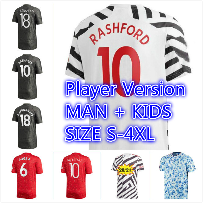

man 2021 FERNANDES utd United Soccer Jersey CAVANI VAN DE BEEK GREENWOOD RASHFORD MARTIAL Football Shirt 20 21 Kids Kit uniforms, Kids size
