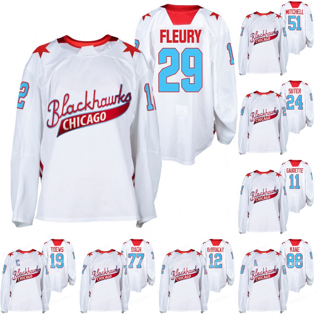 

29 Marc-Andre Fleury Chicago Blackhawks 2021 One Community Night Jersey Patrick Kane Jonathan Toews Alex DeBrincat Kirby Dach Alexander Nylander Adam Gaudette1, Men s-xxxl