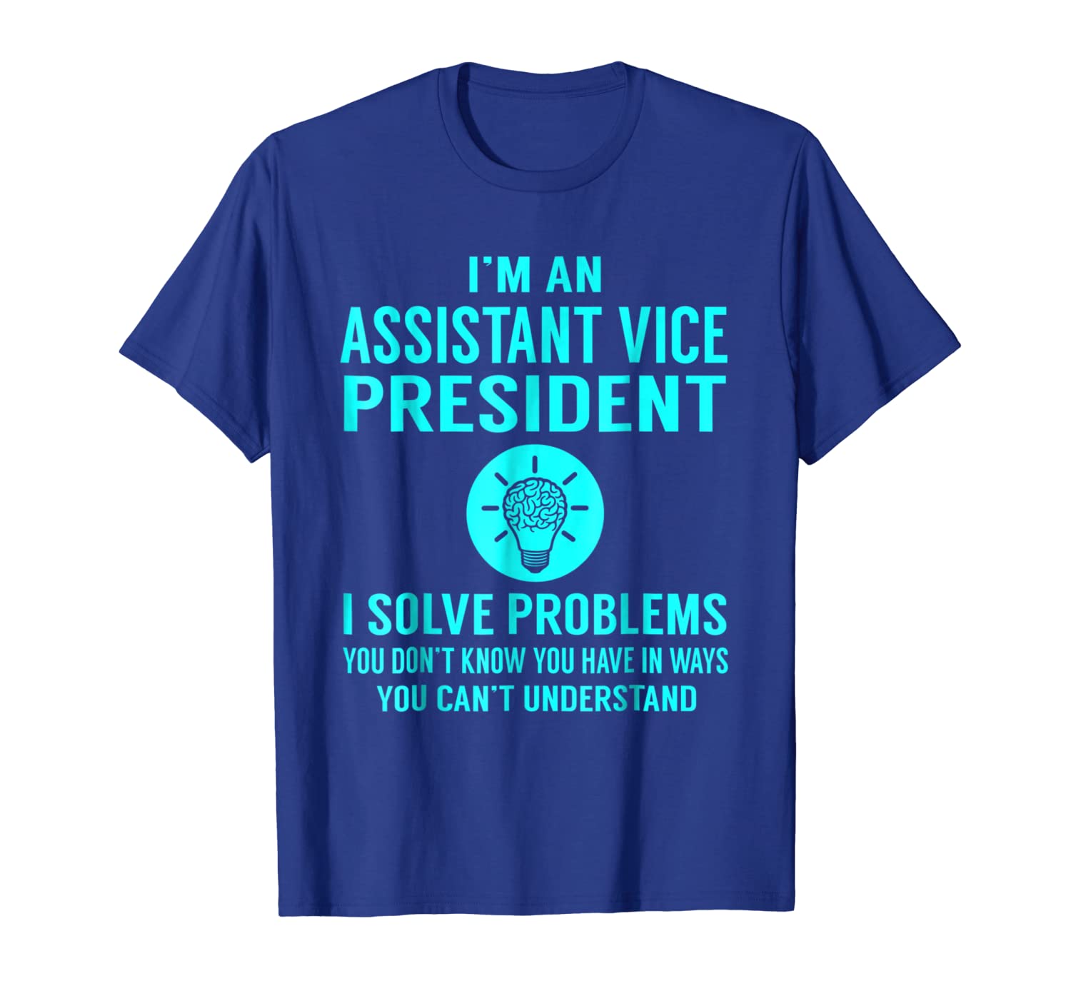 

assistant vice president solve problems job title shirts, White;black