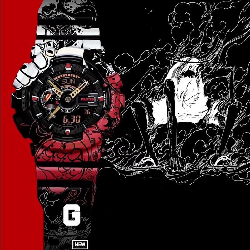 

2021 Designer watch luxury fashion men's outdoor sports absorb LED digital quartz clock Boy Gift 110 series, Colour 4