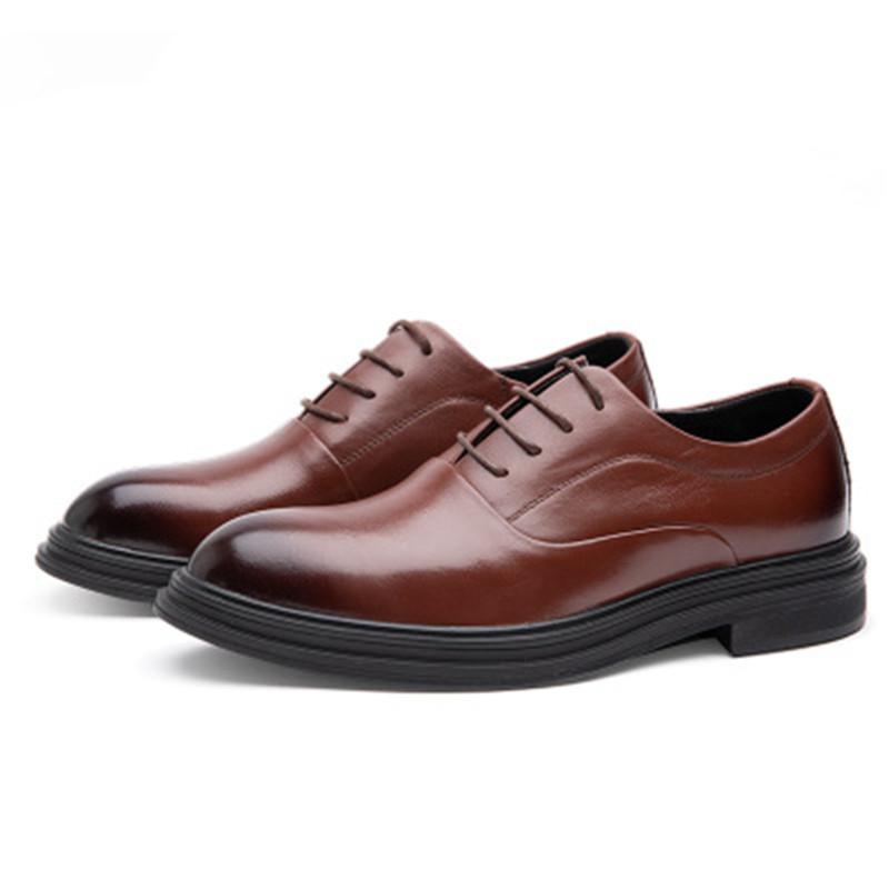 

Dress Shoes Man, Big Yards Than Business Men's Large Base Loafers Cowhide Leather Joker With Spring And Summer, Black