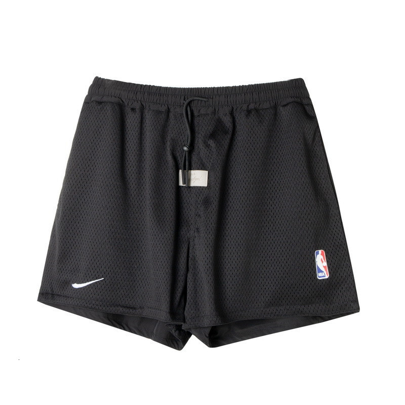 

Air fog co branded Fear of God high street sports pants double side Mesh Shorts for men and women factory outlet IBYL, White;black