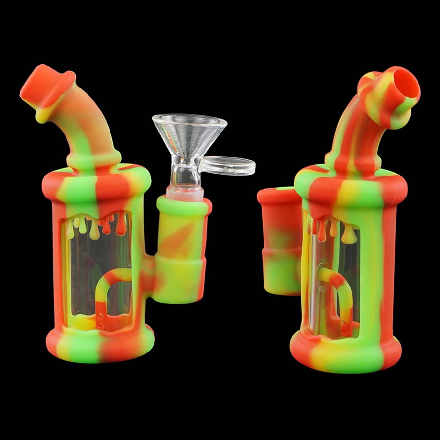 

Small teapot Water pipe Smoke Bongs Glass Bong Dab Rig Tobacco Hookah Pipes