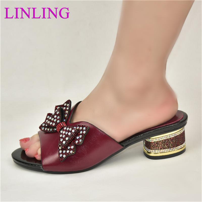 

Dress Shoes Latest Ladies Slippers Sexy Women Shos Sandals Female Wedding Party Pumps Elegant Fashion Casual Woman Sandal Plus Size43, Black