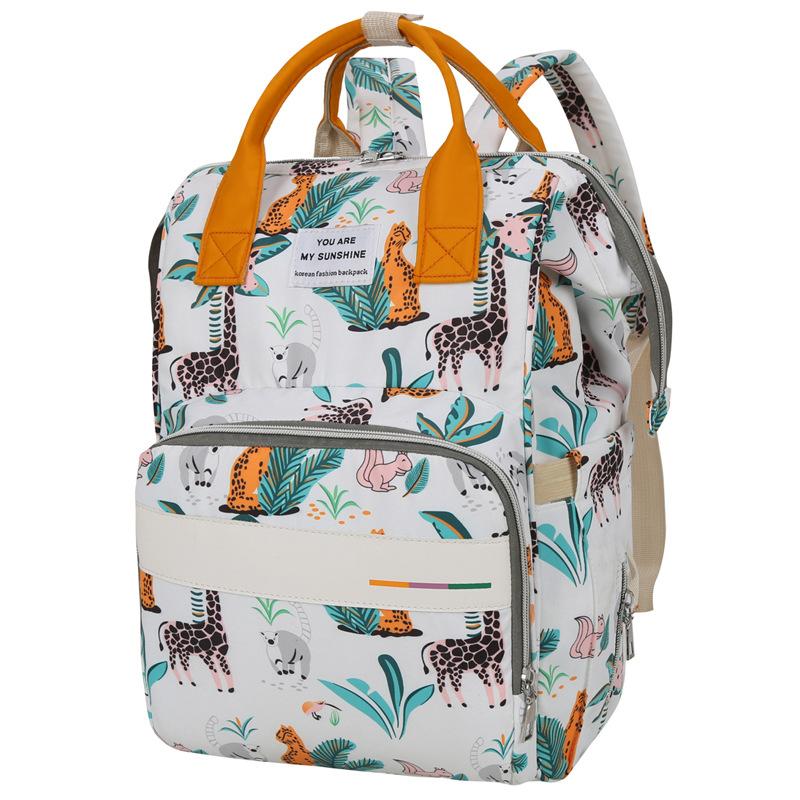 

Diaper Bags Fashion Mummy Backpack Nappy Bag Maternity Large Capacity Waterproof Outdoor Travel For Baby Care, As picture