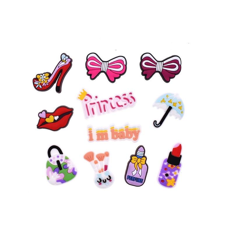 

Kids Girls shoes flower PVC Charms hole garden Shoes Accessories Fit Bands Bracelets croc jibz Kids Gifts decoration Wristband buckle
