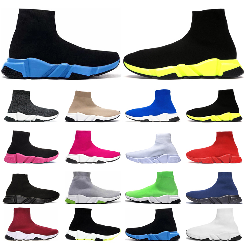 

hotsale Luxury Sock Running Shoes Men Women Designer Platform Sneakers Triple Black White Red Beige Navy Blue Outdoor Sport Shoe, #27