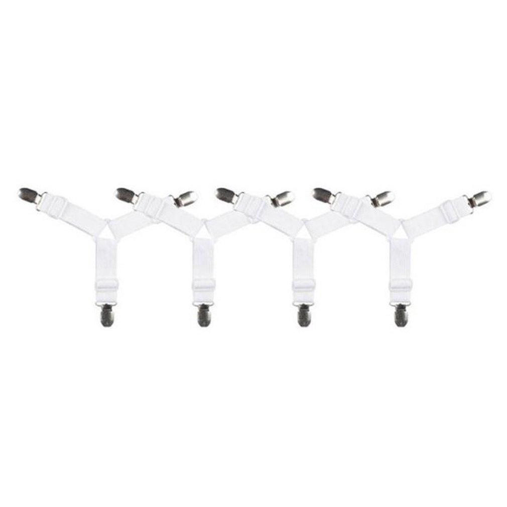1/4Pcs Elastic sheets Grab clips Matrashoes blankets Holder Fasteners Antislip Belt clips Home textile gadgets-image-692378582